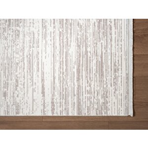 Fresco Fc006g Gri Halı Modern Desen 100 Tarak Viskon Parlak Yumuşak İpek Serisi