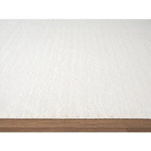 Fresco Fc003w Beyaz Halı Modern Desen 100 Tarak Viskon Parlak Yumuşak İpek Serisi 200x290 cm