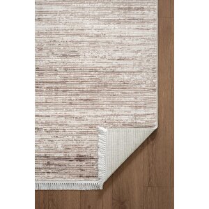 Etro Et011g Gri Modern Desenli Parlak Ağır Yüksek Sıklıkta Salon Halısı İpek Serisi