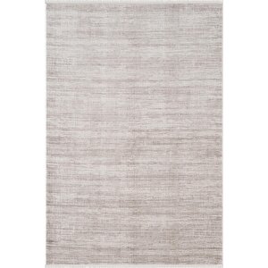 İndigo Id011g Gri Modern Desen Akrilik İplik Tozu Az Pamuk Taban Salon Mutfak Halısı 120x180 cm