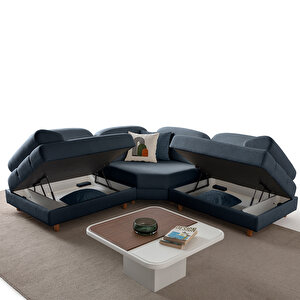 Eymense Aries Modüler Köşe Koltuk Takımı S Mavi