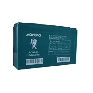 12v-32ah (40ah) Amper Dar  E-bike Akü-2025 Üreti̇m Ebatlar: 267x78x170mm