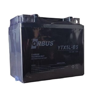 12v 5ah Alçak Motosiklet Aküsü  Ebatlar: 113x68x105