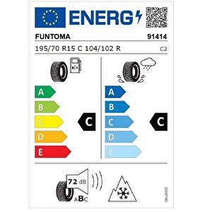 195/70 R15 C Tl 104/102r 8pr Vanfun Winter Kamyonet Kış Lastiği (üretim Tarihi:2025)