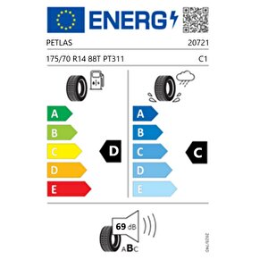 175/70 R14 Tl 88t Reinf. Elegant Pt311 Yaz Lastiği (üretim Tarihi:2025)