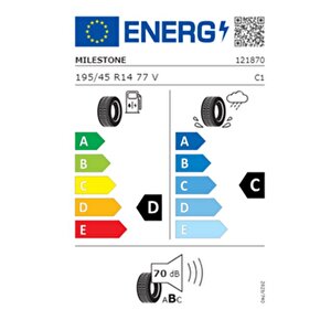 195/45 R14 Tl 77v Carmile Sport Yaz Lastiği (üretim Tarihi:2025)
