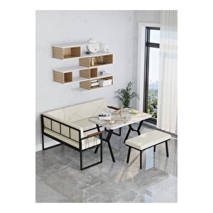 Src Serisi Balkon, Bahçe, Cafe, Köşe Takımı, Balkon Köşe Takımı - Efes Masalı - Krem