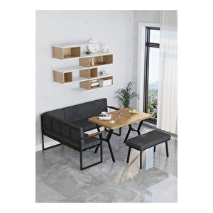 Src Serisi Balkon, Bahçe, Cafe, Köşe Takımı, Balkon Köşe Takımı - Atlantik Masalı - Antrasit