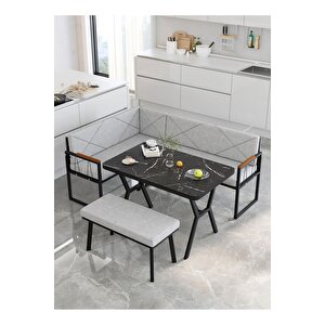 Src Serisi Balkon, Bahçe, Cafe, Köşe Takımı, Balkon Köşe Takımı - Bendir Masalı - Açık Gri Açık Gri