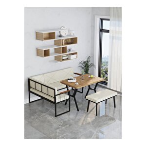 Src Serisi Balkon, Bahçe, Cafe, Köşe Takımı, Balkon Köşe Takımı - Atlantik Masalı - Krem