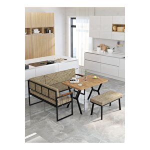 Src Serisi Balkon, Bahçe, Cafe, Köşe Takımı, Balkon Köşe Takımı - Atlantik Masalı - Cappucino