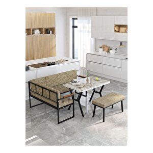 Src Serisi Balkon, Bahçe, Cafe, Köşe Takımı, Balkon Köşe Takımı - Efes Masalı - Cappucino