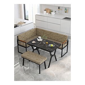 Src Serisi Balkon, Bahçe, Cafe, Köşe Takımı, Balkon Köşe Takımı - Bendir Masalı - Cappucino Cappuccino