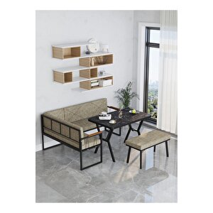 Src Serisi Balkon, Bahçe, Cafe, Köşe Takımı, Balkon Köşe Takımı - Bendir Masalı - Cappucino Cappuccino