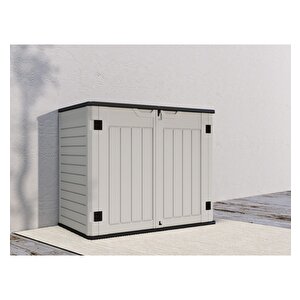 C030 Hdpe Bahçe Balkon  Depolama Dolabi 760 Li̇tre (g 127,5 X D 74 X  Y 105 Cm )