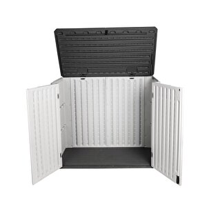 C030 Hdpe Bahçe Balkon  Depolama Dolabi 760 Li̇tre (g 127,5 X D 74 X  Y 105 Cm )