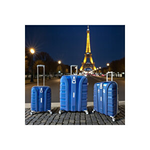 Accord Kirilmaz Pp Vali̇z Laci̇vert 3'lü Set Lacivert