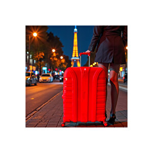 Accord Kirilmaz Pp Vali̇z Kirmizi 3'lü Set Kırmızı