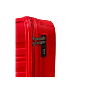 Accord Kirilmaz Pp Vali̇z Kirmizi 3'lü Set