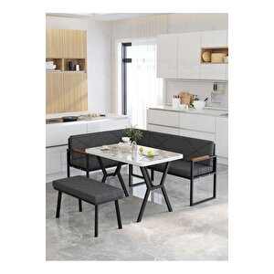 Src Serisi Balkon, Bahçe, Cafe, Köşe Takımı, Balkon Köşe Takımı - Efes Masalı - Antrasit Antrasit