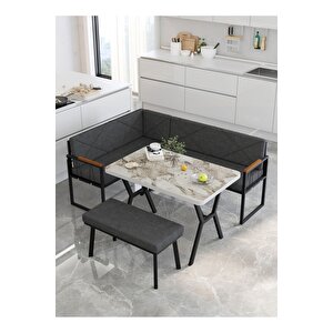 Src Serisi Balkon, Bahçe, Cafe, Köşe Takımı, Balkon Köşe Takımı - Efes Masalı - Antrasit Antrasit