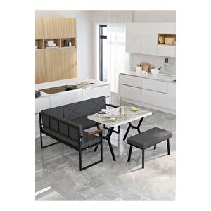 Src Serisi Balkon, Bahçe, Cafe, Köşe Takımı, Balkon Köşe Takımı - Efes Masalı - Antrasit Antrasit