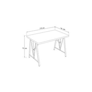 Hayat 70 X 110 Bendir Mutfak Masası, Mutfak Masası Takımı, Yemek Masası, 2 Sandalye 1 Bench - Krem