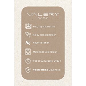 Vl Briella Kaymaz Taban Yüzeyi Yumuşak Yıkanabilir Bej Halı