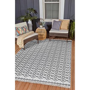Arya Vl Çift Taraflı,katlanabilir,yıkanabilir,yüksek Kalite Pamuk Salon,oturma Odası,balkon Kilim 100x300 cm