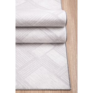 Lowell Koleksiyonu Yıkanabilir, Kesme, Kaymaz Taban Salon,oturma Odası,mutfak,antre,koridor Halısı 80x450 cm