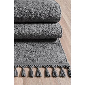 Violet Koleksiyonu Yıkanabilir Kaymaz Taban Salon,oturma Odası,mutfak,antre,koridor Halısı Bej 80x200 cm