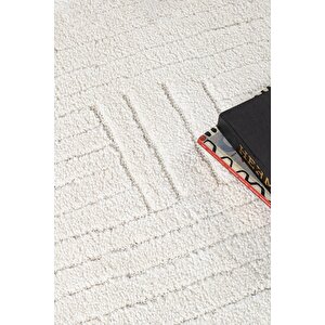 Norway Vl Bukleli Premium Yumuşak Peluş Post Iskandinav Oturma Odası Salon Halısı 160x230 cm