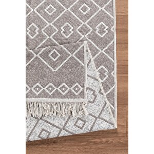 Arya Vl Çift Taraflı,katlanabilir,yıkanabilir,yüksek Kalite Pamuk Salon,oturma Odası,balkon Kilim 100x300 cm