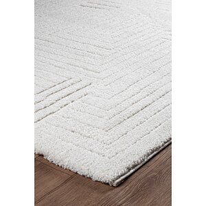 Norway Vl Bukleli Premium Yumuşak Peluş Post Iskandinav Oturma Odası Salon Halısı 120x180 cm