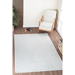 Norway Vl Bukleli Premium Yumuşak Peluş Post Iskandinav Oturma Odası Salon Halısı 120x180 cm