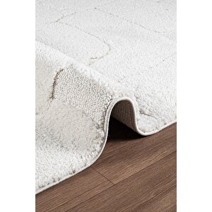 Norway Vl Bukleli Premium Yumuşak Peluş Post Iskandinav Oturma Odası Salon Halısı 160x230 cm