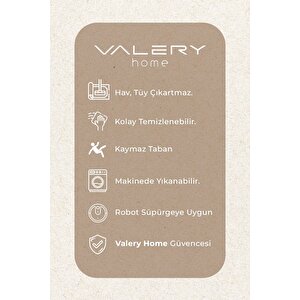 Letty Vl Makinada Yıkanabilir Kaymaz Tabanlı Kesme Rulo Halı Yolluk Gümüş