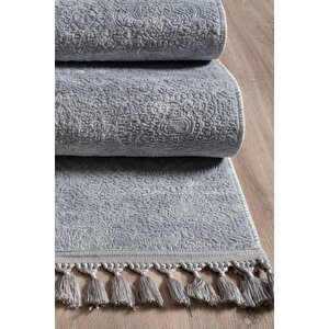 Violet Koleksiyonu Yıkanabilir Kaymaz Taban Salon,oturma Odası,mutfak,antre,koridor Halısı Bej 200x450 cm