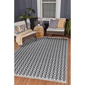 Arya Vl Çift Taraflı,katlanabilir,yıkanabilir,yüksek Kalite Pamuk Salon,oturma Odası,balkon Kilim 200x300 cm