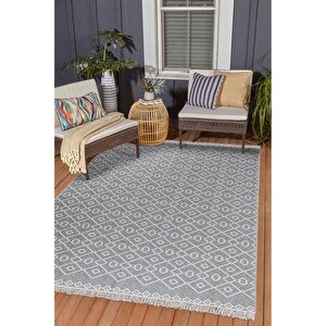 Arya Vl Çift Taraflı,katlanabilir,yıkanabilir,yüksek Kalite Pamuk Salon,oturma Odası,balkon Kilim 120x180 cm