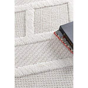 Norway Vl Bukleli Premium Yumuşak Peluş Post Iskandinav Oturma Odası Salon Halısı 65374a