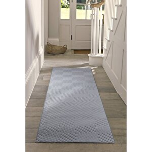 Helen Vl Delux Halı Oturma Odası, Mutfak, Antre, Koridor Halısı Gri 80x250 cm
