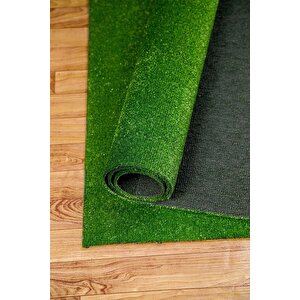 Vl Dekoratif Premium Kalite Suni Balkon Bahçe Kaymaz Taban Çim Halı 7 Mm