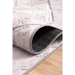 Lowell Koleksiyonu Yıkanabilir, Kesme, Kaymaz Taban Salon,oturma Odası,mutfak,antre,koridor Halısı 150x150 cm