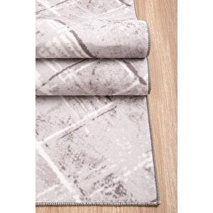 Lowell Koleksiyonu Yıkanabilir, Kesme, Kaymaz Taban Salon,oturma Odası,mutfak,antre,koridor Halısı 150x150 cm