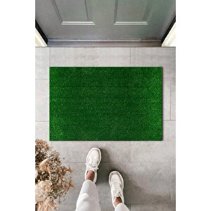 Vl Dekoratif Premium Kalite Suni Çim Kapı Önü Paspası 7 Mm
