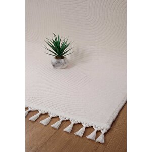 Joy Rölyef Gri Pon Pon Krem