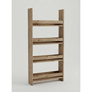 Artemis - Montessori Çocuk Odası Kitaplık 4 Raflı Atlanti̇k Çam Montessori Kitaplık