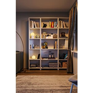 Lale Kitaplık Çok Amaçlı Kitaplık-beyaz