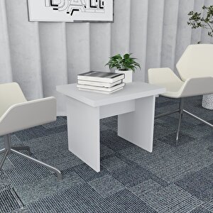 Ofis Mobilya Takımı Masa+sehpa+keson  Beyaz O.f.b_1